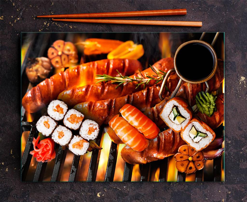 Szklana Deska Do Krojenia Hartowana 30X22 Grill