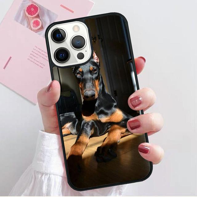 Doberman Pinscher Dog Coque Shell For iPhone 17 Air 15 16 14 13 12 Pro Max 11 Pro Max Plus Phone Case Cover