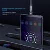 Magnetic 3-in-1 Rotating Type-C Charging and Data Cable with Elbow and Straight Bend