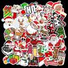 Festive Christmas Series Santa Snowman Stickers Perfect For Suitcases And Laptops