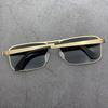 Non-polarized Vintage FULL Fram Square Sunglasses Women Men Sunscreen Driving Eyeglasses