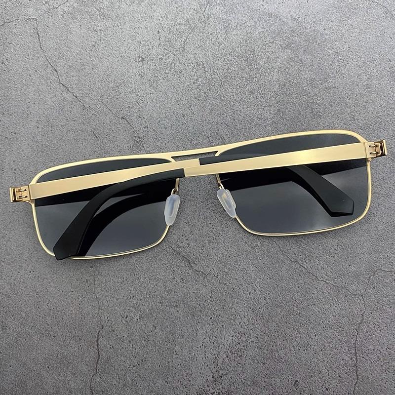 Non-polarized Vintage FULL Fram Square Sunglasses Women Men Sunscreen Driving Eyeglasses
