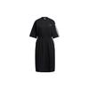 Short Sleeved Dress Women's Black (Unisex) Short-Sleeved Dresses H39023
