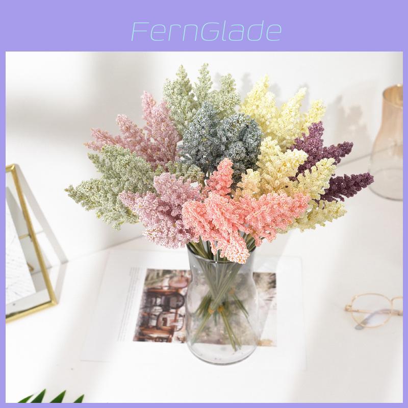 Small Fresh Imitation Handheld Rice Ear Triticum Aestivum Bouquet For Home Decor And Photography Props