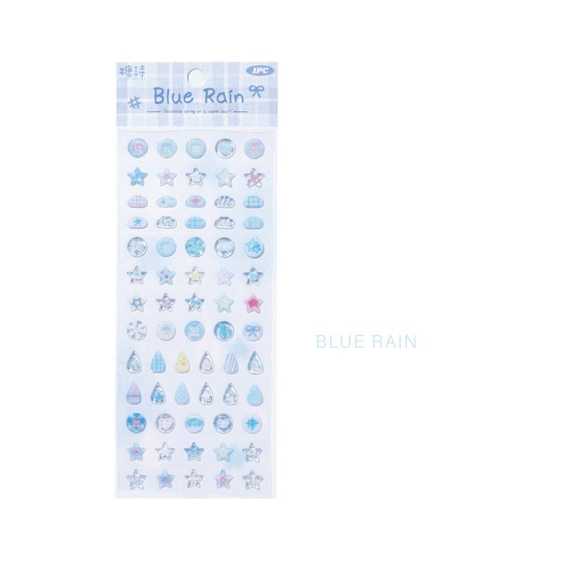 1/4Pcs 3D Stickers Olden Ocean Clover Star Cute Stickers DIY Craft Scrapboo Journal Phone Cases Hand Account Decorative Stickers