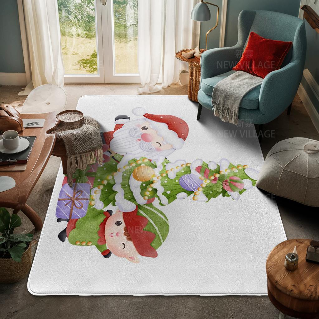 Koberec ke vchodu do domu Rohožka ke dveřím do domu Obývací pokoj Vana Koupelna Protiskluzové koberce s absorpcí vody vana Veselé Vánoce zima