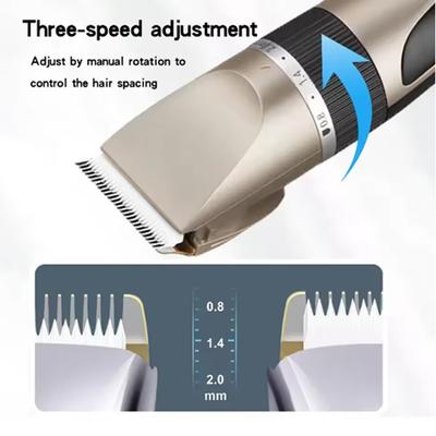 Professional Electric Barber Clippers Men Barber Beard Trimmer Rechargeable Hair Clippers Ceramic Blades Hair Trimmer Adult Kid