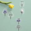 Egg-shaped Adhesive Hooks (4-pack)
