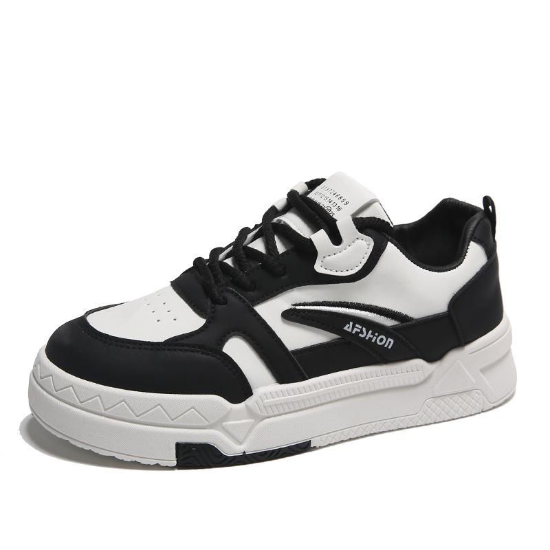 Little White Shoes Children's Spring and Autumn New Ins Trendy Thick-soled Versatile Leather Surface Casual Board Shoes