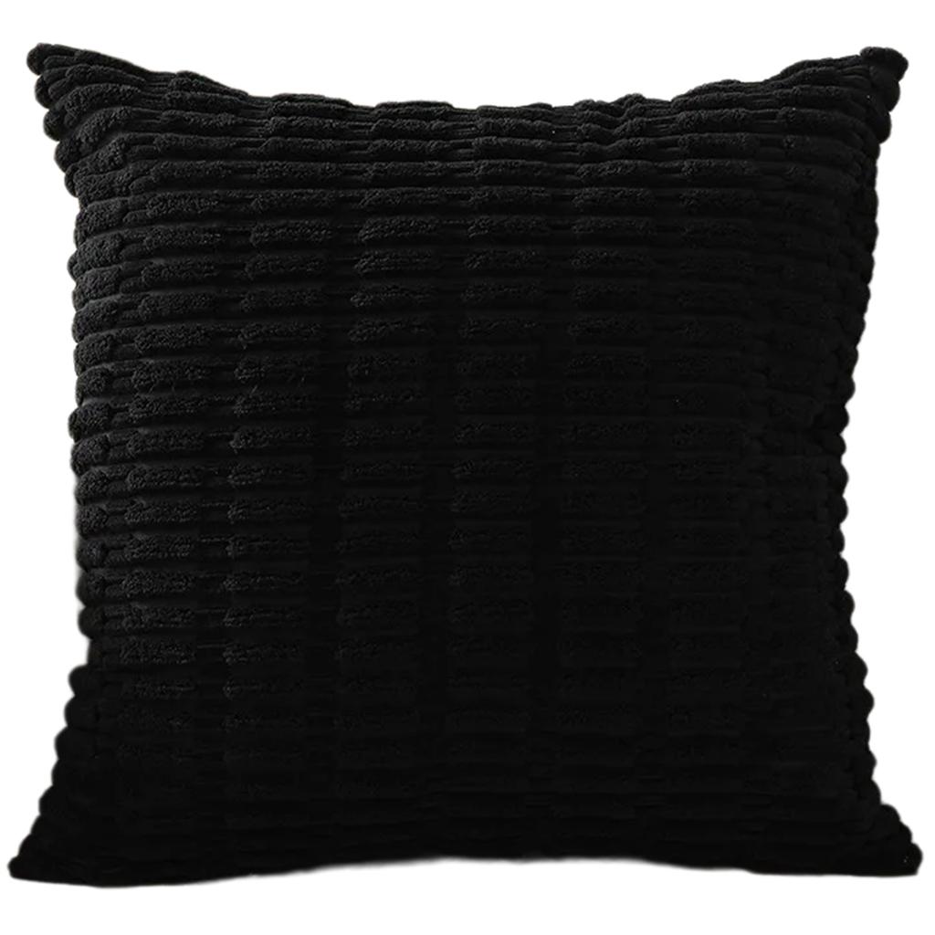 Durability Corduroy Cushion Cover with Invisible Zippered Close Enhances Any Decors Styles Standard Size 45x45cm