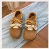 Retro women's autumn new soft-soled sports casual versatile lightweight leather board shoes trendy shoes