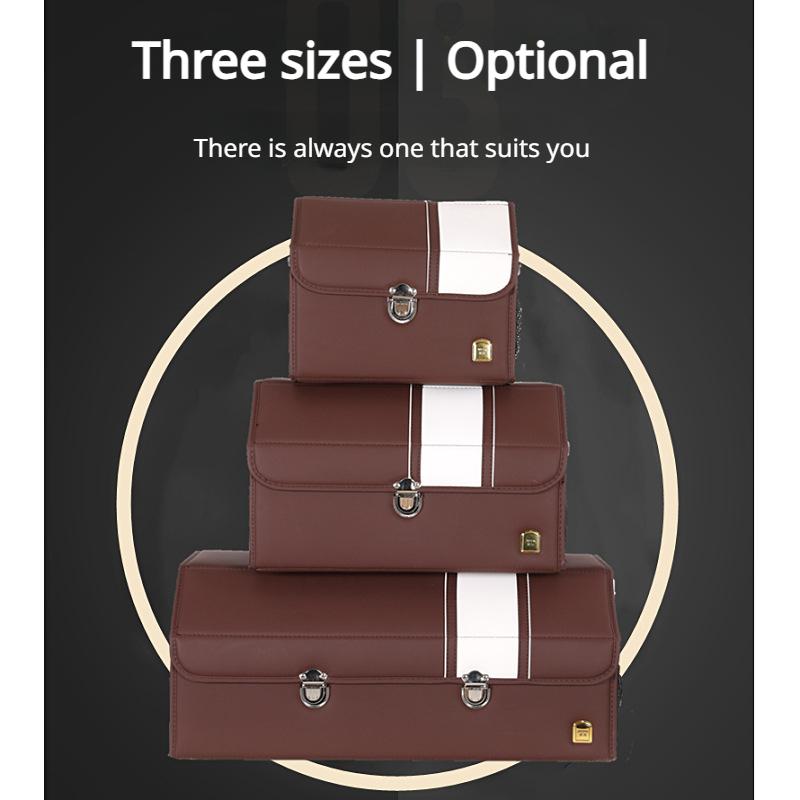 Collapsible Car Storage Container - Practical and Durable Car Trunk Accessory Trunk Box / Bag Organizer Storage Box