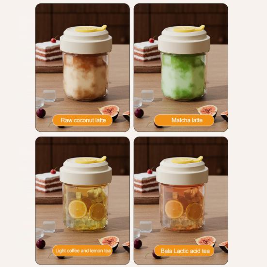 495ml Ice Cube Mold with Sealing Lids No Leakage Ice Removal Easy To Release Portable Ice Lattice Cup Mold