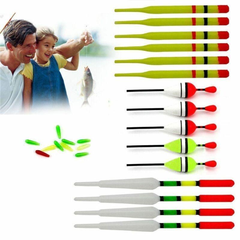 15pcs Fishing Lure Floats Bobbers Slip Drift Tube Indicator Assorted Float Sizes