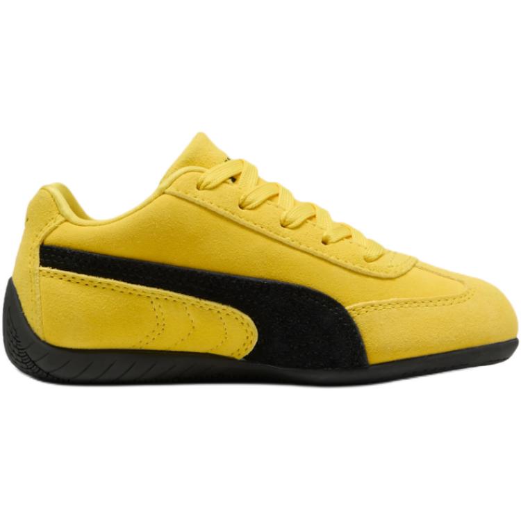 Puma Speedcat Comfortable Daily Low-Top Casual Shoes Kids sneakers Yellow Black 401699-15