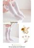 Spring & Summer Baby Knee-High Thin Mesh Cartoon Cat Socks | Newborn & Children's Antibacterial Over-the-Knee Socks