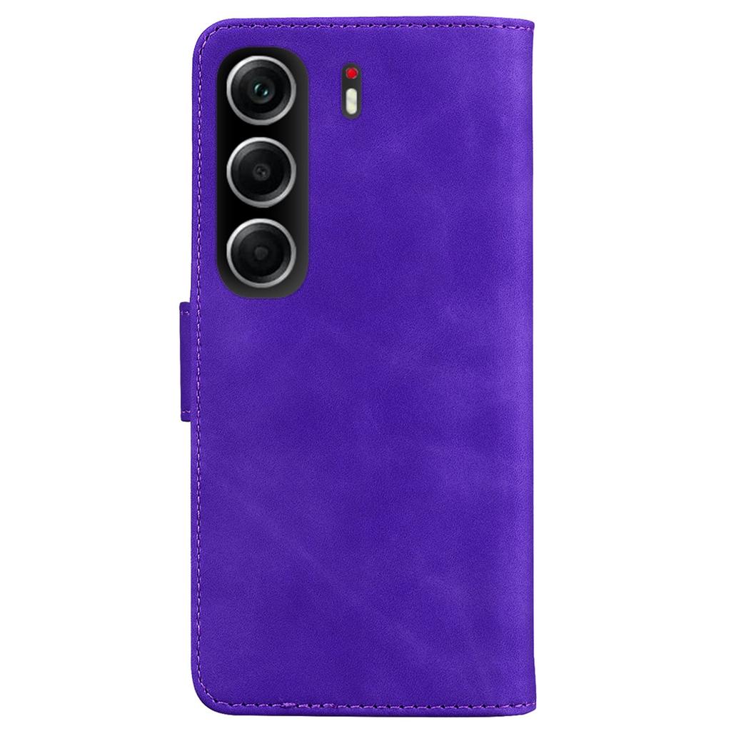 Etui z podstawką do TECNO Camon 40 4G, Pokrowiec na telefon ze skóry PU, Z nadrukiem motyla