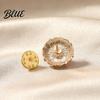 Decorative Lapel Pin Women Brooch Imitation Pearls Enamel Glaze Flower