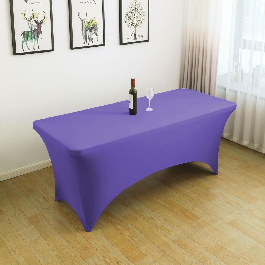 Elastic Cross-Border Stretch Tablecloth for Cocktail Bars, Counters, Banquets, and Outdoor Weddings.