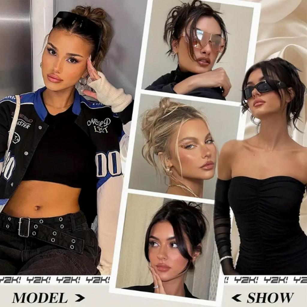 Claw Culík Středně dlouhý rovný Culík prodloužení Syntetické Clip In prodloužení vlasů Elegantní pro každodenní použití Vlasové doplňky