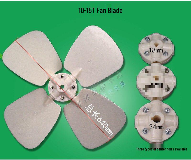 ABS Plastic Cooling Tower Motor Fan Blades - 8T Water Tower Accessories