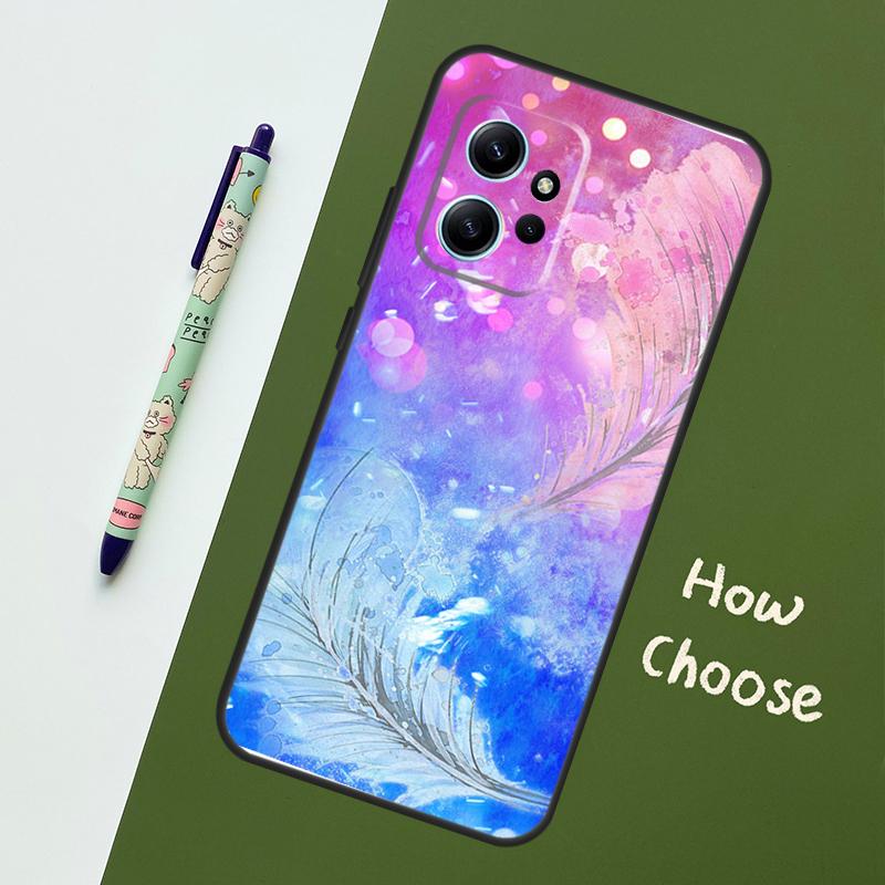 Feather Case For Xiaomi Redmi Note 14 Pro 13 9 10 11 12 12S Cover For Redmi 15C 15 13C 12C 14C 10C