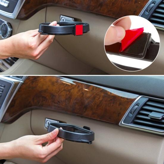 Adhesive Auto Car Vehicle Trash Bag Holder Garbage Rubbish Bin Hanging Rack