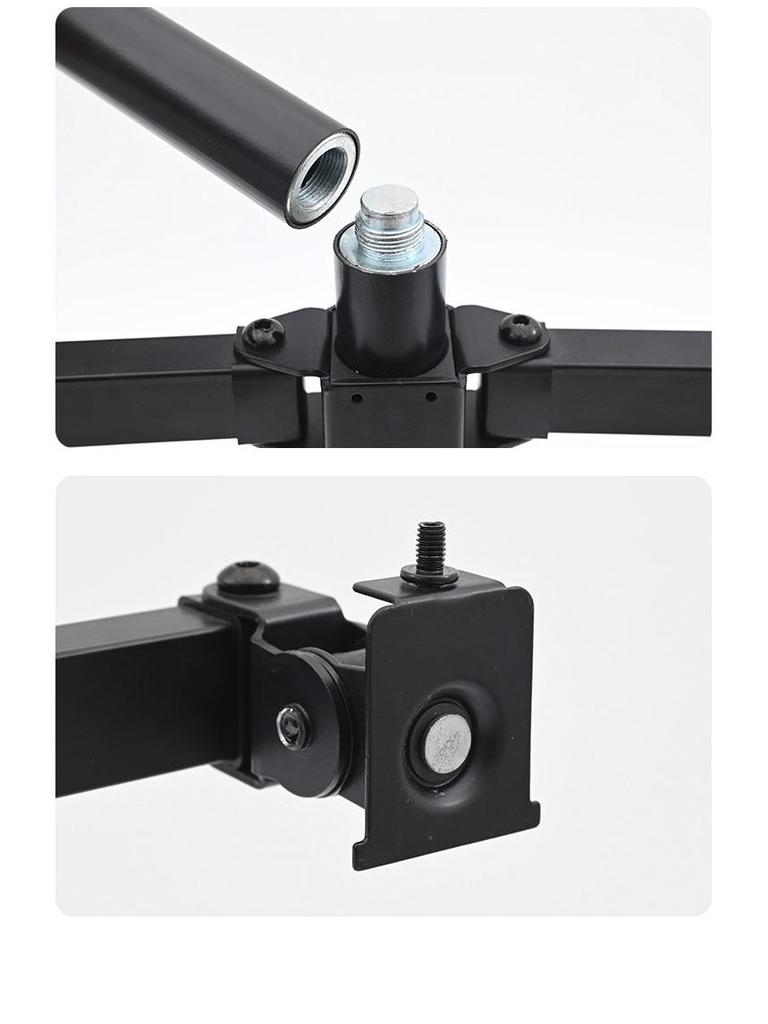 Soporte Universal para Doble Monitor para Pantallas de 13-32 pulgadas, Soporte Ajustable para Cuatro Pantallas