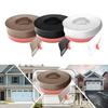 For Garage Doors Dust Water Barrier 5M Doors Frames Strips Garage Maintenance White Easy Installation Sealing Strips