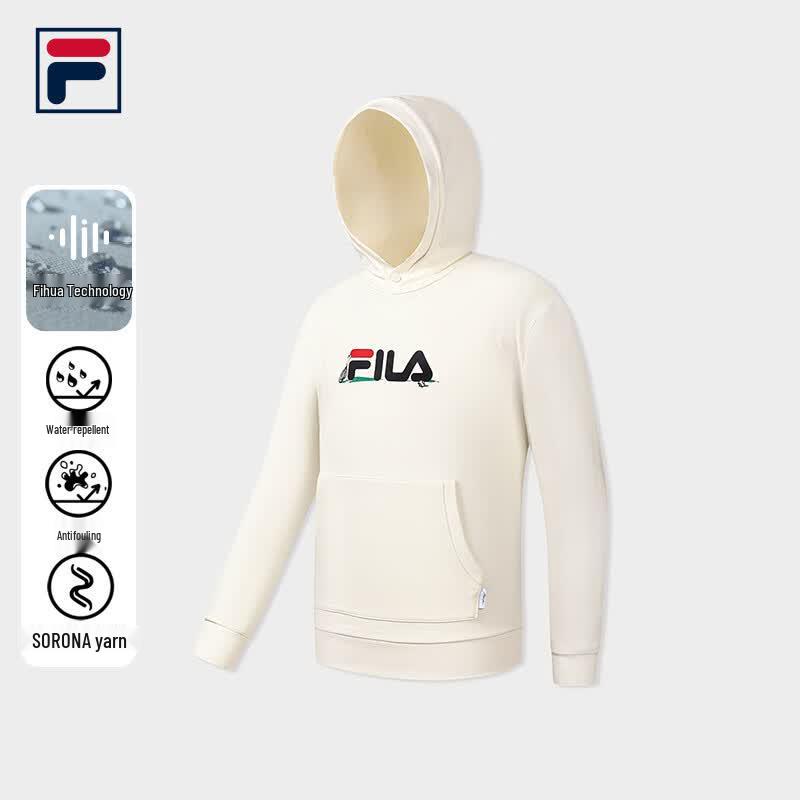 FILA Unisex Hooded Loose-Fit Sweatshirt