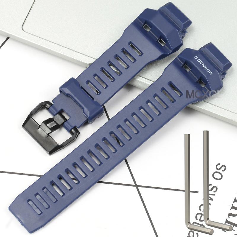 Rubber Strap For Casio G-Squad GBD-H1000-1A7JR Men's Strap GBD-H1000 GBD H1000 Replacement Bracelet
