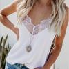Frauen Sommer Spitze Weste Top Ärmellose Bluse Casual Tank Tops