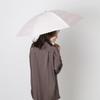 LANVIN COLLECTION Folding Parasol Umbrella Pale Pink Fuwacool Jacquard Floral UV Cut 22-083-12458