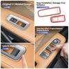 For Lexus ES 2026-2028 4pcs LHD Door Window Lift Panel Decor Frame Trim Cover Overlay Dust Proof Wear Resistant Interior Decor