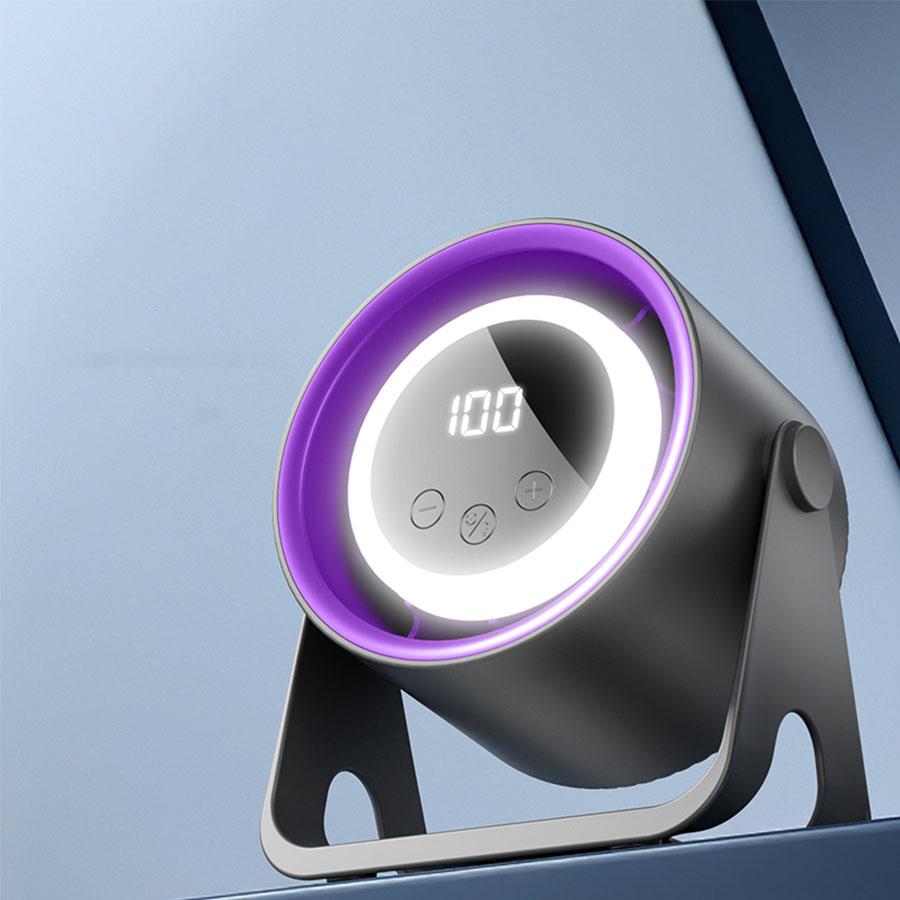 

Fan with Night Light Portable Silent Desktop Digital Display Usb Charge High-speed Circulating Cooling Fan for Christmas Gift