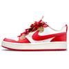 Nike Court Borough 2 Lightweight Breathable Low Top Skateboard Shoes Women's Red White BQ5448-103(Team1777-BOX)