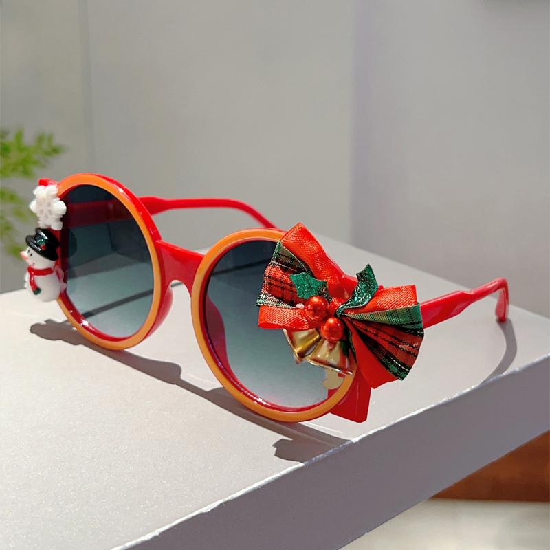 New DIY Christmas Limited Sunglasses Oversize Round Personalized Party Shades Funny Cute Cartoon Decor Sun Glasses