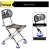 Longchan Portable Foldable Stainless Steel Fishing Chair