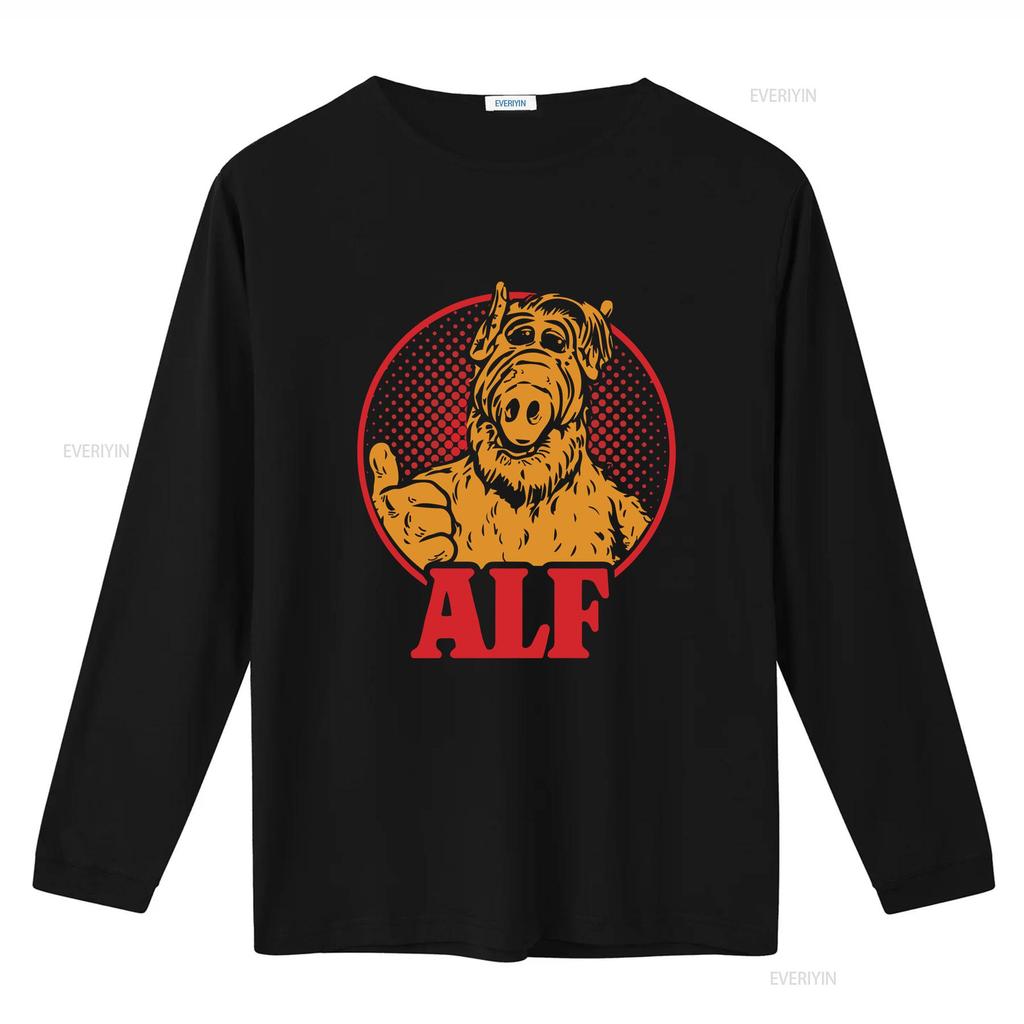 90s Retro Style ALF Character TV Show Softstyle T Shirt Alien Life Form vintage Washed Casual fashion homme designer clothes