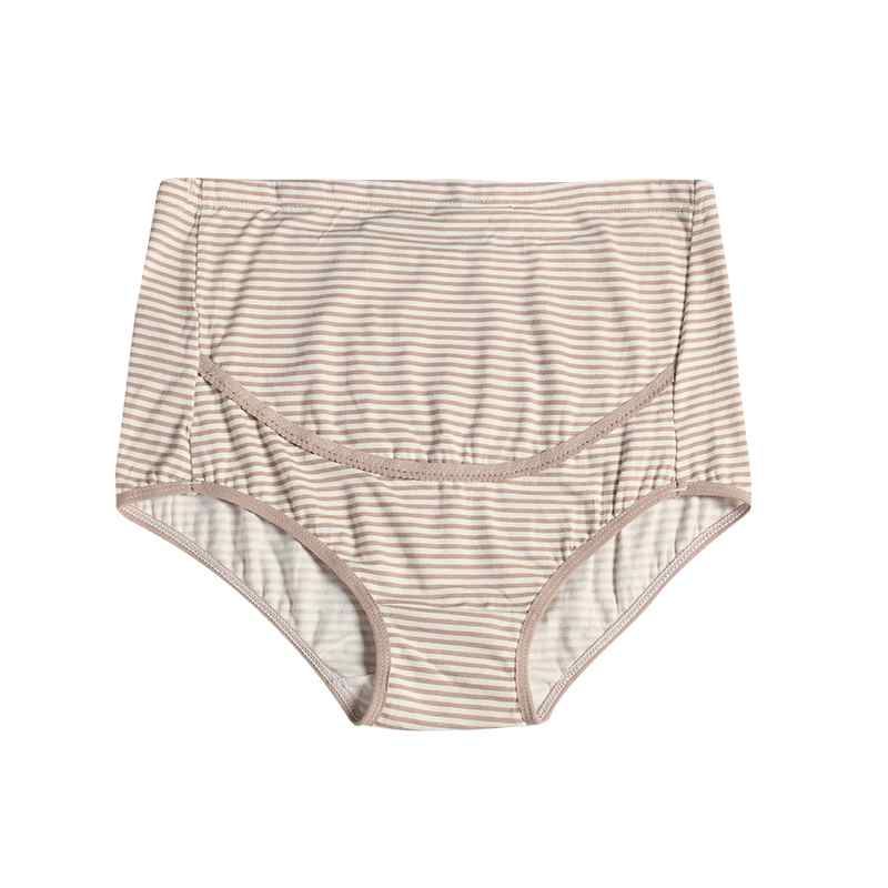 Женские хлопковые трусики для беременных с высокой талией, дышащие регулируемые трусики для беременных после беременности M