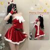Women Elk Christmas Dress Costume Sexy Cosplay New Year'S Robe Sweet Nightdress Halloween Erotic Lingerie Night Club Suit