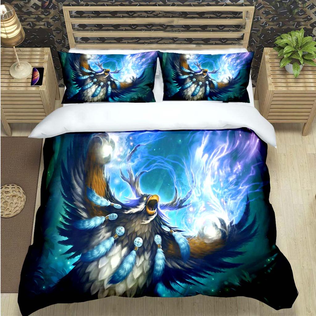 Western Style Bedding Set Sea Turtle Bedlinen White Quilt Set with Pillow Cover Super King Beds 3d Comfortable Thick Bedclothes