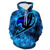 Primăvară Toamnă Fairy Tail 3D Printed Cool Hanorace pentru bărbați Bărbați Femei Moda cu mânecă lungă Pulovere Hanorace Haine casual cu glugă