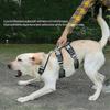Durable Explosionproof Big Harness with Handle - Adjustable Chest Harness for Large Dogs, Blue, Size S - Comfortable Pet Gear