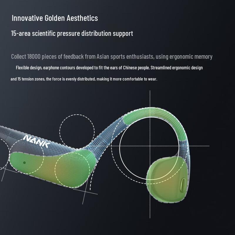 NANKA NEO Waterproof Bone Conduction Sports Headphones