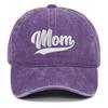 1pc Fashion DAD MOM Embroidery Baseball Caps Adjustable Couple Hiphop Baseball Hats Distressed Faded Cap Vintage Sunscreen Hats