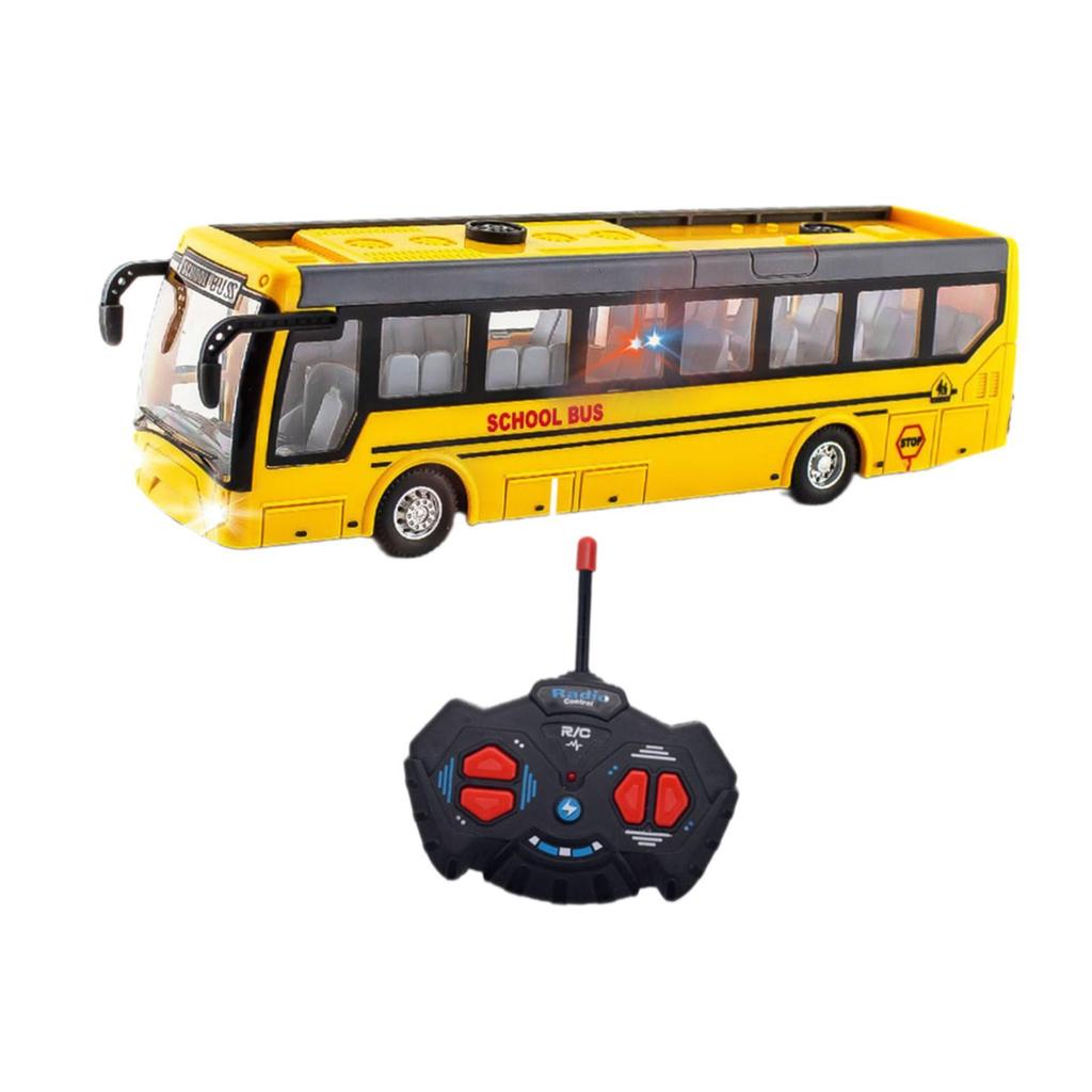27MHz RC School Bus Model for Children with Functional Features