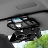 cogpkw1 for Kia Sportage Sorento K5 K3 Seltos Rio Carnival Ceed Car Emblem Visor Glasses Case Goatskin Sunglasses Holder Organizer Clip