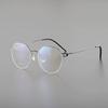 Denmark Oval Round Spectacle Frame Eyeglasses Ultralight Screwless Handmade Fashion Eyeglass Frame Men's Glasses Women Retro New