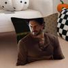 JJoe Manganiello Cushion Cover Throw Pillow Cover Hidden Button Durable Polyester Chair Cushion